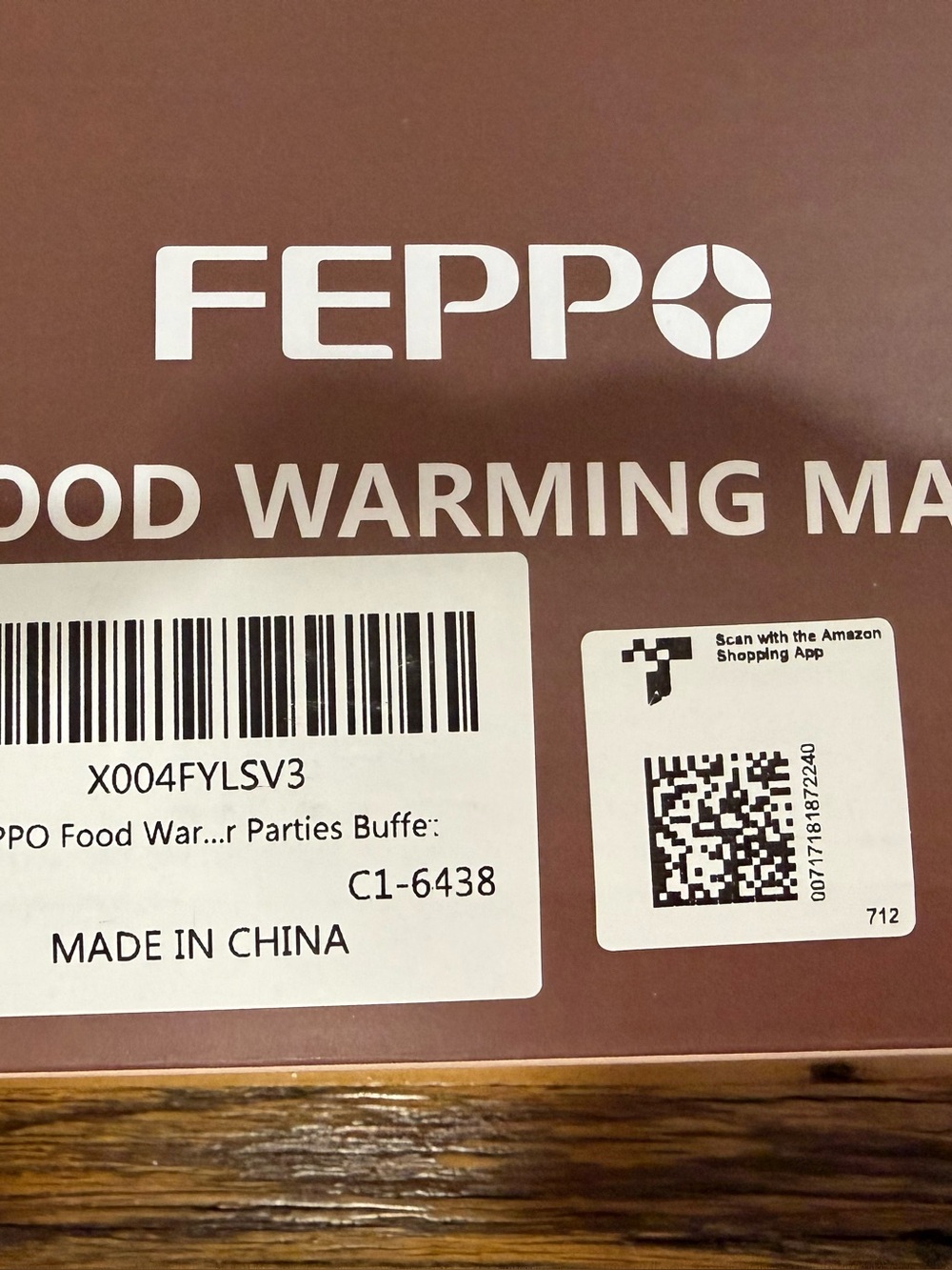 FEPPO Full Size Food Warming Mat Urban Slate ORK.61.241-2 C1-6438